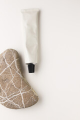 A tube with a mockup cream