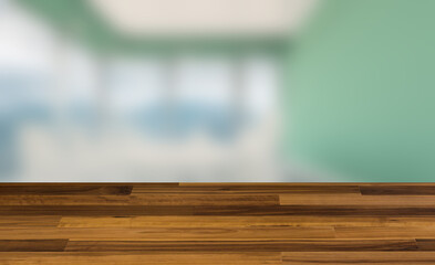 Modern office building interior. 3D rendering.. Texture Wooden parquet. Flooring. Seamless.