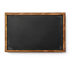 blank blackboard on isolate transparency background, PNG