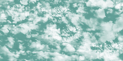 Abstract background with mint and white watercolor texture background. vintage mint and white sky and cloudy background .hand painted vector illustration with watercolor design .