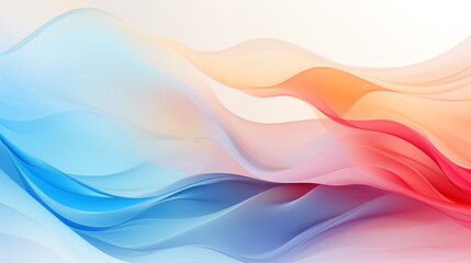 Obraz premium wallpaper abstract liquid ilustration, pastel, lining, wave, water color, presentation backgound. Generated AI.