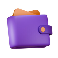 Wallet 3d illustration