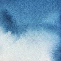 hand drawn watercolor background. Watercolor stains with granulation. background for postcard banners. Colored pigments on paper