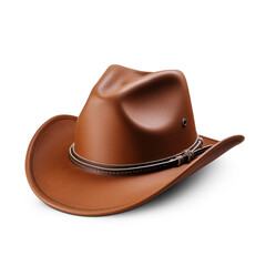 Cowboy Hat Set Isolated on Transparent Background