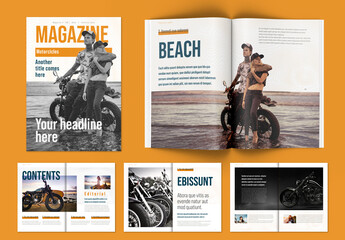 Minimalist Magazine Layout