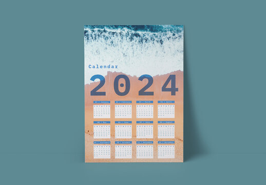 2024 Wall Calendar Layout