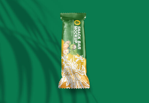 Plastic Snack Bar Mockup