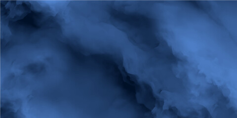 Blue reflection of neon liquid smoke rising mist or smog fog and smoke,background of smoke vape vector illustration.fog effect transparent smoke,design element isolated cloud smoky illustration.
