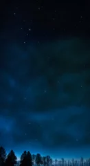 Tuinposter Night Sky. Generate AI. © 용 전