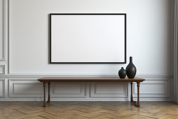 Minimalist Poster Frame Mockup Gallery created with Generative AI