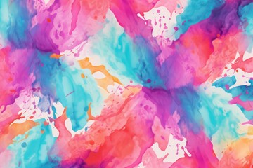 Vibrant abstract explosion of colors resembling blooming art. Colorful abstract watercolor texture with dynamic visual effect