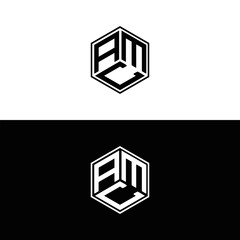 ACM logo. A C M design. White ACM letter. ACM, A C M letter logo design. Initial letter ACM linked circle uppercase monogram logo. A C M letter logo vector design.	
