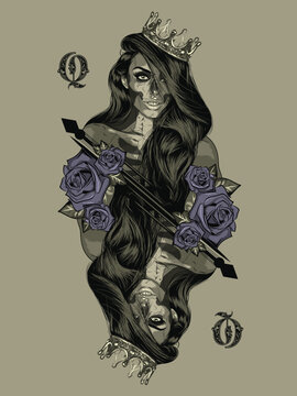 zombie queen drawing