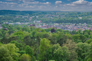 Fototapeta premium Blick auf die Statd Coburg in Oberfranken Deuschland