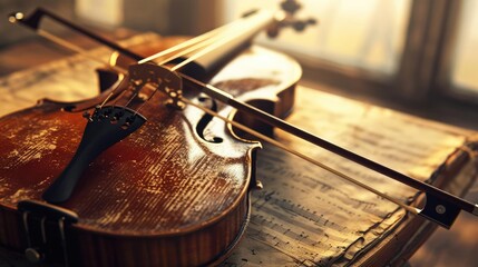 Man playing classical violin