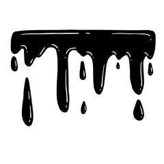 Decorative blot, splashes.Vector graphics.