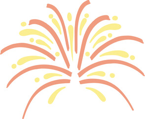 Decorative Firework Illustration Seasonal