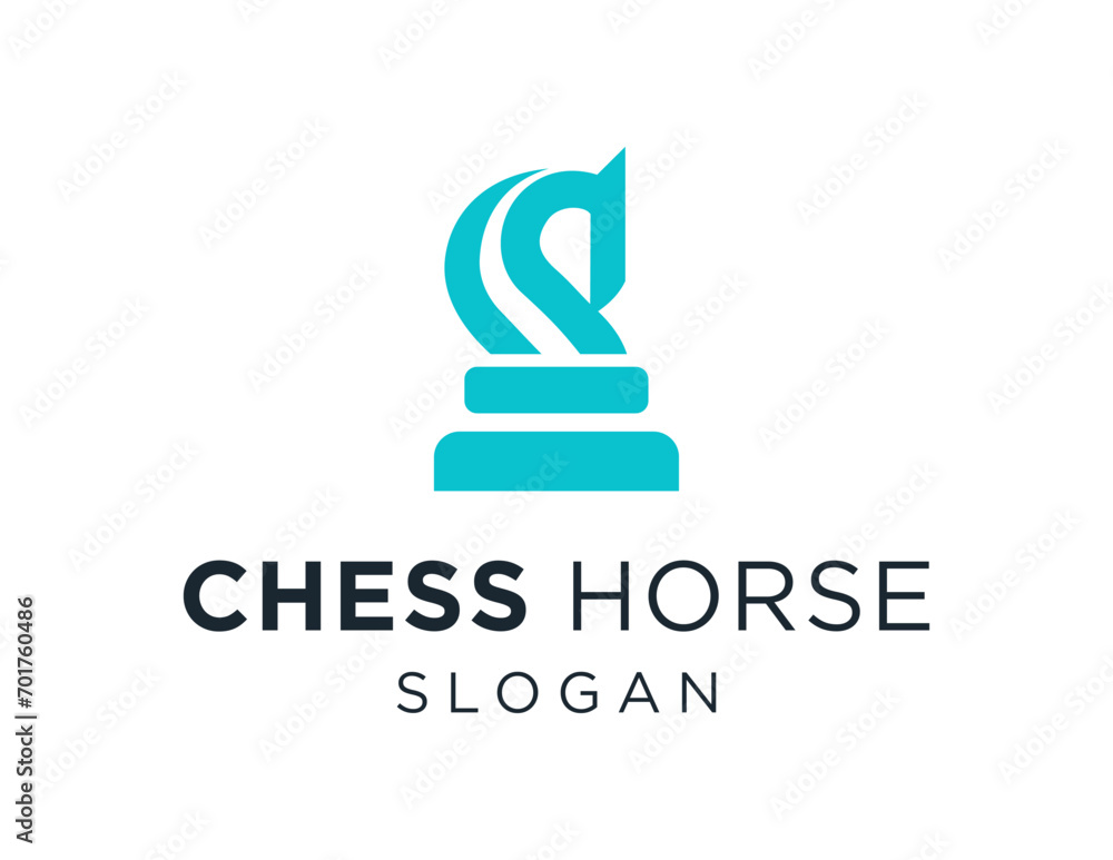 Aufkleber the logo design is about chess horse and was created using the corel draw 2018 application with a wh