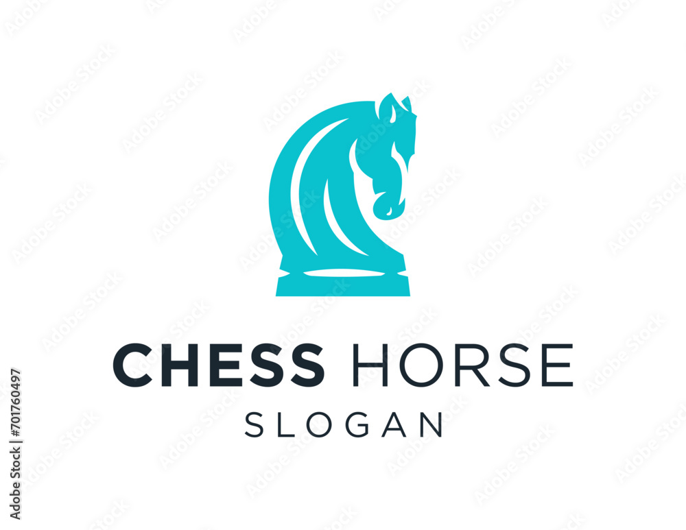 Aufkleber the logo design is about chess horse and was created using the corel draw 2018 application with a wh