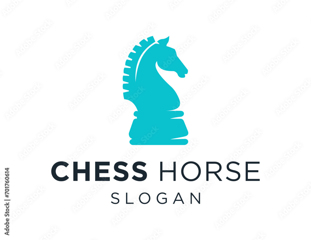 Aufkleber the logo design is about chess horse and was created using the corel draw 2018 application with a wh