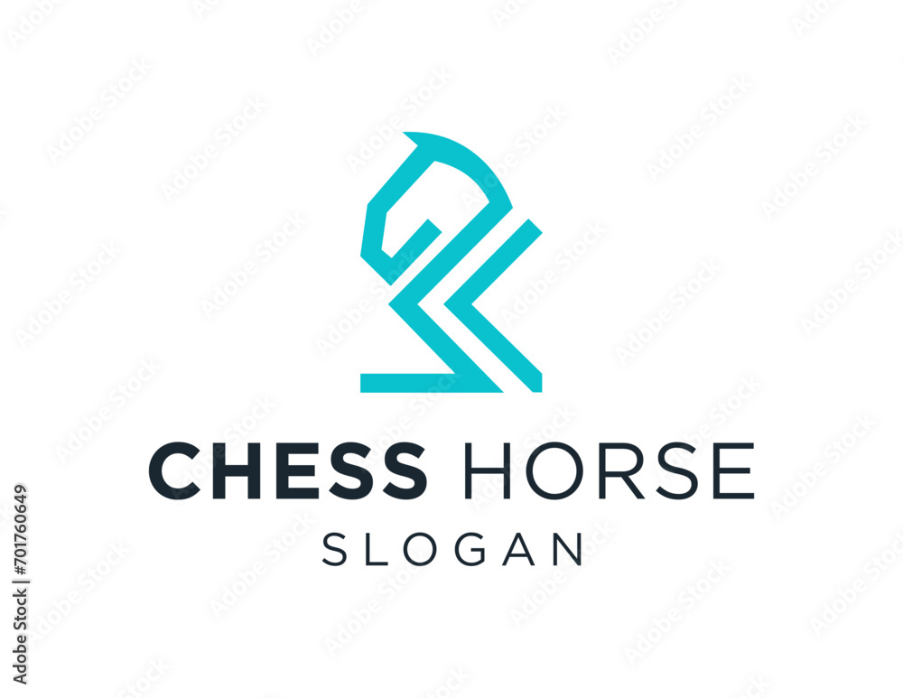 Aufkleber the logo design is about chess horse and was created using the corel draw 2018 application with a wh