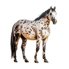 Appaloosa Horse isolate on transparent background, png file