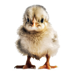 baby chicken isolate on transparent background, png file