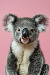 Portrait of a cute koala