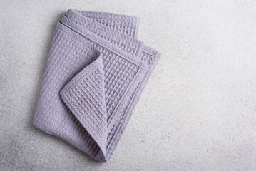 Lilac kitchen waffle towel