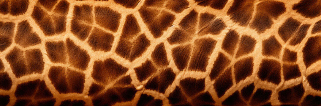Giraffe leather texture.