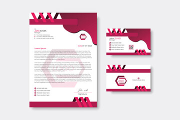 modern business and corporate letterhead template