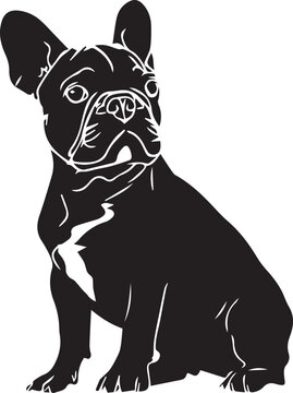 Frechie Bulldog Silhouette