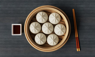 한국 음식 만두 Korean Food Mandu Dumpling