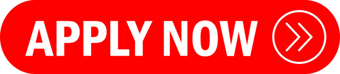 Apply now button. Apply now icon label