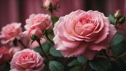 close up of roses