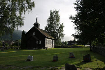 church in the countryside in Kvam