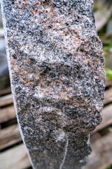 Fototapeta na wymiar rough carved granite stone texture