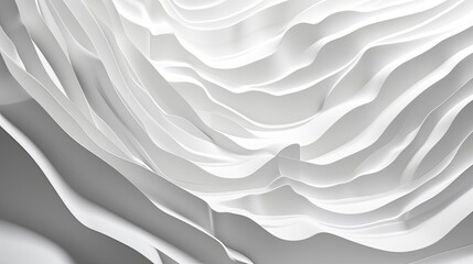 White paper background with waves