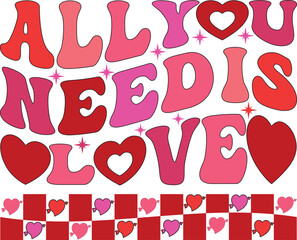 all you Needis love  , illustration  t shirt design 