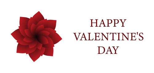 Happy Valentine's Day Beautiful Text Design illustration
