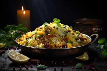 Chicken Biryani Gourmet Dish