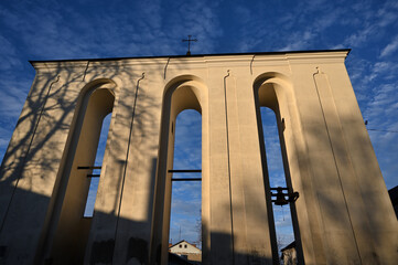 historical architecture fragments of the old city