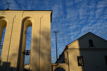 historical architecture fragments of the old city