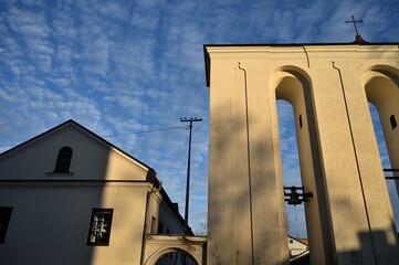 historical architecture fragments of the old city