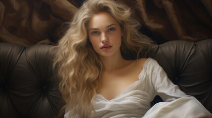 Fototapeta premium Naturally beautiful young woman