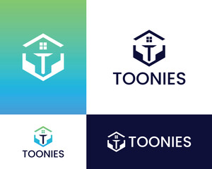 Obraz premium T House Logo