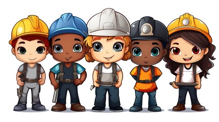 Young Workers Clipart Transparent