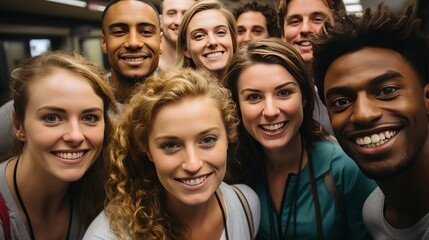 Fototapeta premium Junge Ärzte halten zusammen in ihrem Job