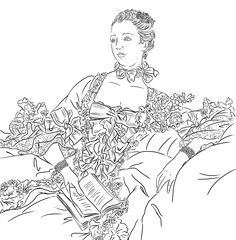 Madame de Pompadour Marquise de Pompadour 1721-1764