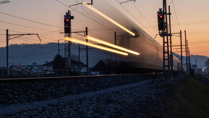 EDisenbahn Lichtspuren